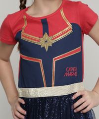 Vestido-Infantil-Capita-Marvel-com-Tule-e-Brilho-Manga-Curta-Azul-Marinho-9680227-Azul_Marinho_5