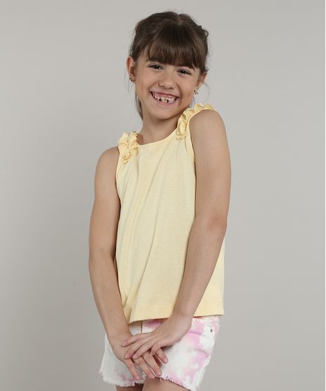 Regata-Infantil-com-Babados-Alcas-Medias-Amarelo-Claro-9713196-Amarelo_Claro_1