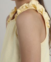 Regata-Infantil-com-Babados-Alcas-Medias-Amarelo-Claro-9713196-Amarelo_Claro_4