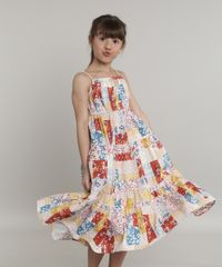 Vestido-Infantil-com-Recortes-Estampado-Floral-Alcas-Finas-Rosa-Claro-9662526-Rosa_Claro_1