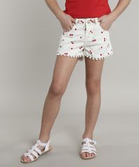 Short-de-Sarja-Infantil-Estampado-de-Cerejas-com-Pompom-Off-White-9654558-Off_White_1