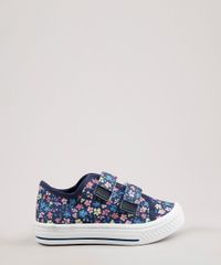 Tenis-Infantil-Baby-Club-Estampado-Floral-com-Velcro-Azul-Marinho-9678658-Azul_Marinho_1