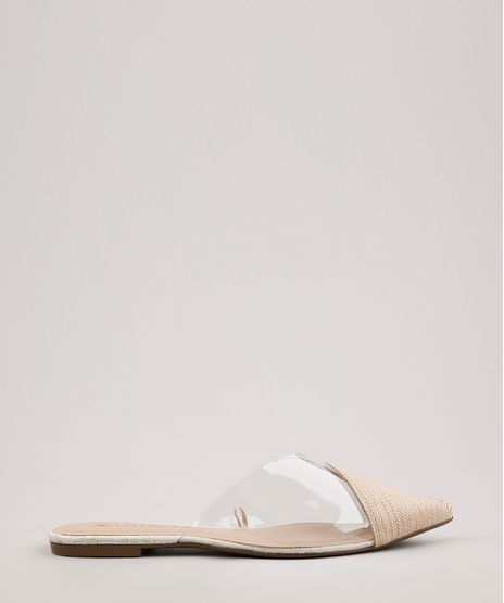 Mule-Feminino-Via-Uno-Bico-Fino-com-Transparencia-Bege-9712924-Bege_1