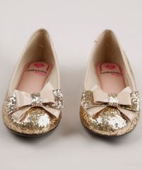 Sapatilha-Infantil-Molekinha-Bico-Redondo-em-Glitter-com-Laco-Dourada-9668055-Dourado_4