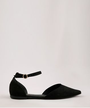 Sapatilha-Feminina-Via-Uno-Bico-Fino-Aberta-em-Suede-Preta-9684979-Preto_1