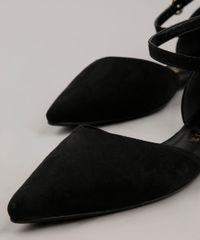 Sapatilha-Feminina-Via-Uno-Bico-Fino-Aberta-em-Suede-Preta-9684979-Preto_2
