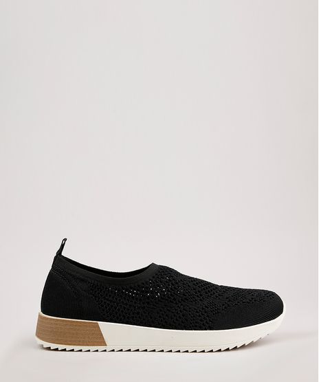 Tenis-Feminino-Modare-Ultra-Conforto-Running-em-Croche-Preto-9714621-Preto_1