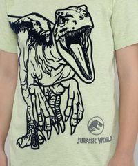 Camiseta-Infantil-Jurassic-World-Manga-Curta-Verde-9668628-Verde_5