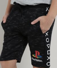 Bermuda-Infantil-PlayStation-em-Moletom-com-Bolsos-Preta-9674517-Preto_5 Bermuda-Infantil-PlayStation-em-Moletom-com-Bolsos-Preta-9674517-Preto_5