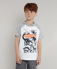 Camiseta-Infantil-Jurassic-World-Raglan-com-Capuz-Manga-Curta-Off-White-9693639-Off_White_1