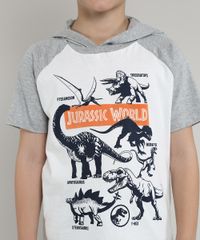 Camiseta-Infantil-Jurassic-World-Raglan-com-Capuz-Manga-Curta-Off-White-9693639-Off_White_5