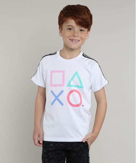 Camiseta-Infantil-PlayStation-Manga-Curta-Branca-9675935-Branco_1