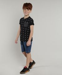 Camiseta-Infantil-PlayStation-com-Bolso-Manga-Curta-Preto-9660948-Preto_3