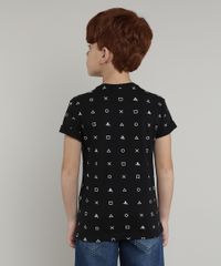 Camiseta-Infantil-PlayStation-com-Bolso-Manga-Curta-Preto-9660948-Preto_4