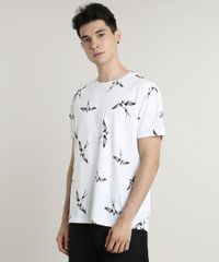 Camiseta-Masculina-Estampada-de-Passaros-Manga-Curta-Gola-Careca-Off-White-9597335-Off_White_1
