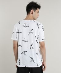 Camiseta-Masculina-Estampada-de-Passaros-Manga-Curta-Gola-Careca-Off-White-9597335-Off_White_2