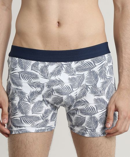 Cueca-Boxer-Masculina-Estampada-de-Folhagem-Off-White-9635368-Off_White_1