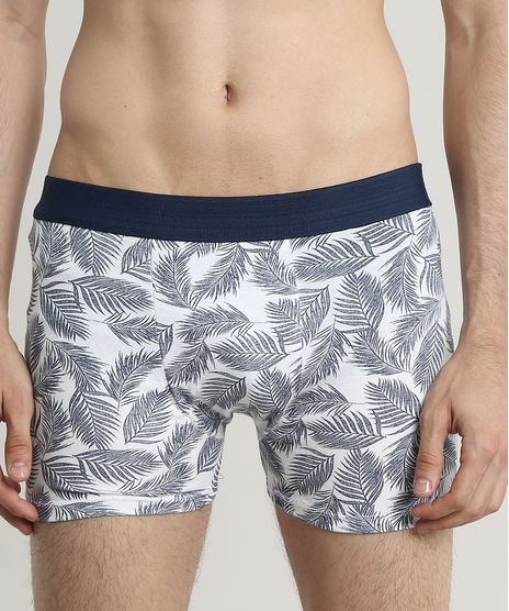 Cueca-Boxer-Masculina-Estampada-de-Folhagem-Off-White-9635368-Off_White_1