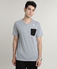 Camiseta-Masculina-Pernalonga-com-Bolso-Manga-Curta-Gola-Careca-Cinza-Mescla-9623020-Cinza_Mescla_1