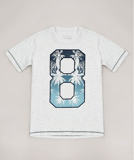 Camiseta-Infantil--8--Tropical-Manga-Curta--Cinza-Mescla-Claro-9678090-Cinza_Mescla_Claro_1