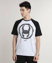 Camiseta-Masculina-Loki-Raglan-Manga-Curta-Gola-Careca-Cinza-Mescla-Claro-9789446-Cinza_Mescla_Claro_1