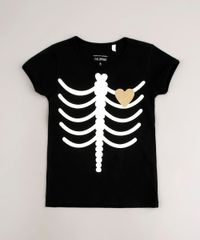 Blusa-Infantil-Esqueleto-Manga-Curta-Preta-9729820-Preto_1