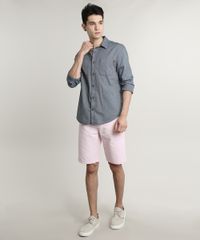 Camisa-Masculina-Tradicional-com-Bolsos-Manga-Longa-Azul-9542576-Azul_3
