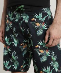 Bermuda-Surf-Masculina-Estampada-Tropical-Preta-9723362-Preto_2