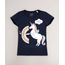Blusa-Infantil-Unicornio--Throwing-Magic--Manga-Curta-Azul-Marinho-9107641-Azul_Marinho_1