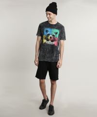 Camiseta-Masculina-Rocket-Guardioes-da-Galaxia-Marmorizada-Manga-Curta-Gola-Careca-Preta-9716574-Preto_3