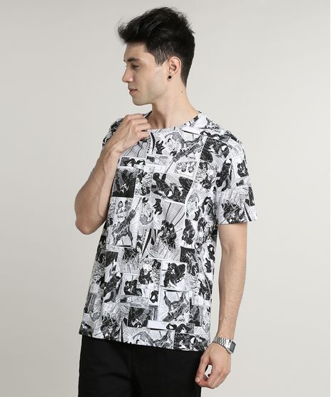 Camiseta-Masculina-Venom-Estampada-Quadrinhos-Manga-Curta-Gola-Careca--Off-White-9597341-Off_White_1