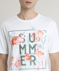 Camiseta-Masculina--Summer--Flamingos-Manga-Curta-Gola-Careca-Off-White-9631032-Off_White_4