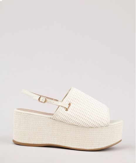 Sandalia-Feminina-Oneself-Flatform-com-Amarracao-Bege-Claro-9705057-Bege_Claro_1
