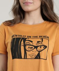 Blusa-Feminina--Mentally-on-the-Beach--Manga-Curta-Decote-Redondo-Mostarda-9700795-Mostarda_4 Blusa-Feminina--Mentally-on-the-Beach--Manga-Curta-Decote-Redondo-Mostarda-9700795-Mostarda_4