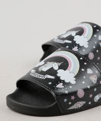 Chinelo-Slide-Infantil-Molekinha-Unicornio-Preto-9709382-Preto_5