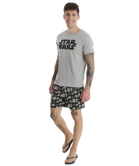 Pijama-Star-Wars-Cinza-Mescla-8577422-Cinza_Mescla_1