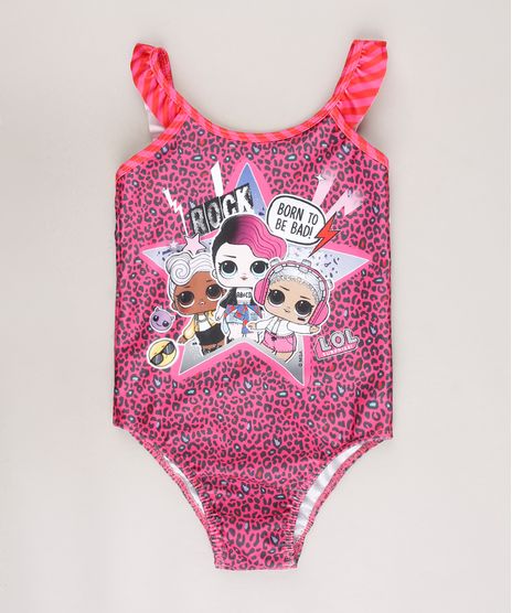 Maio-Infantil-LOL-Surprise-Estampado-Animal-Print-com-Babado-Protecao-UV50--Rosa-9668233-Rosa_1