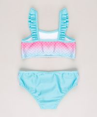 Biquini-Infantil-Sereia-Estampado-de-Escamas-com-Babado-Protecao-UV50---Azul-9668236-Azul_2