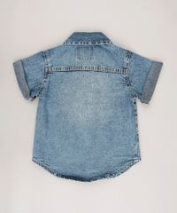Camisa-Jeans-Infantil-com-Bolso-Manga-Curta-Azul-Medio-9684470-Azul_Medio_2