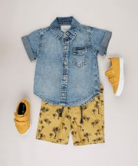 Camisa-Jeans-Infantil-com-Bolso-Manga-Curta-Azul-Medio-9684470-Azul_Medio_3