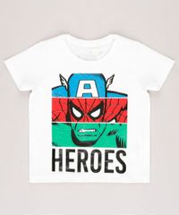 Camiseta-Infantil-Os-Vingadores--Heroes--Manga-Curta-Off-White-9722346-Off_White_1