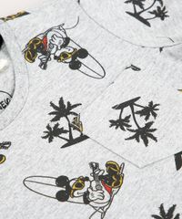 Camiseta-Infantil-Mickey-Estampada-Tropical-com-Bolso-Manga-Curta-Cinza-Mescla-9674530-Cinza_Mescla_4