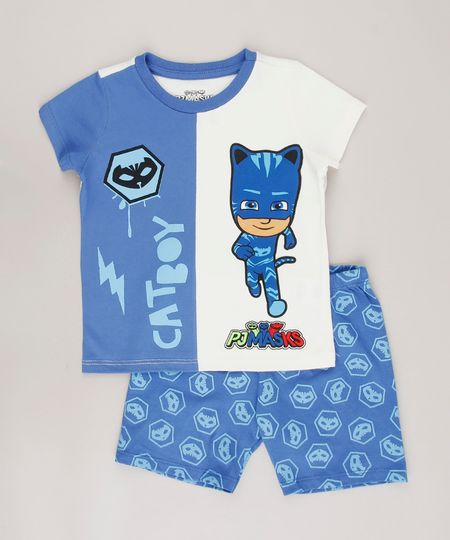 Pijama-Infantil-Pj-Mask-Gato-com-Recorte-Manga-Curta-Off-White-9633463-Off_White_1 Pijama-Infantil-Pj-Mask-Gato-com-Recorte-Manga-Curta-Off-White-9633463-Off_White_1