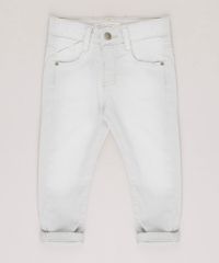 Calca-de-Sarja-Infantil-Skinny-com-Bolsos-Cinza-Claro-9635836-Cinza_Claro_1