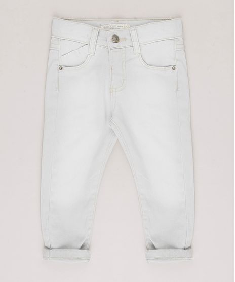 Calca-de-Sarja-Infantil-Skinny-com-Bolsos-Cinza-Claro-9635836-Cinza_Claro_1