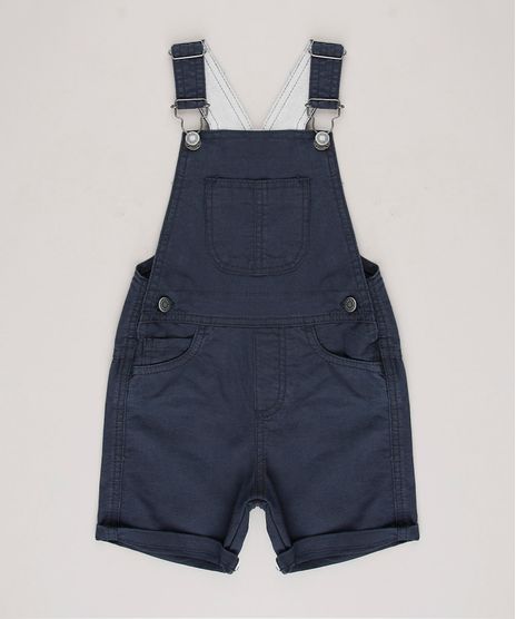 Jardineira-de-Sarja-Infantil-com-Bolsos-Azul-Marinho-9635833-Azul_Marinho_1
