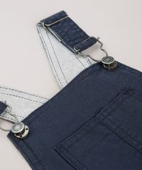 Jardineira-de-Sarja-Infantil-com-Bolsos-Azul-Marinho-9635833-Azul_Marinho_5