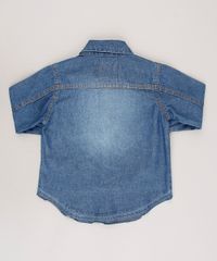 Camisa-Jeans-Infantil-com-Bolsos-Barra-Desfiada-Manga-Longa-Azul-Escuro-9635844-Azul_Escuro_2