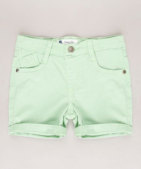 Bermuda-de-Sarja-Infantil-Basica-com-Bolso--Verde-9703051-Verde_1