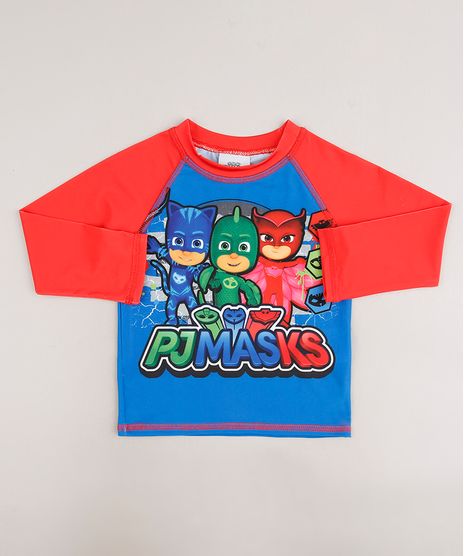 Blusa-de-Praia-Infantil-Pj-Masks-Manga-Longa-Azul-9666906-Azul_1